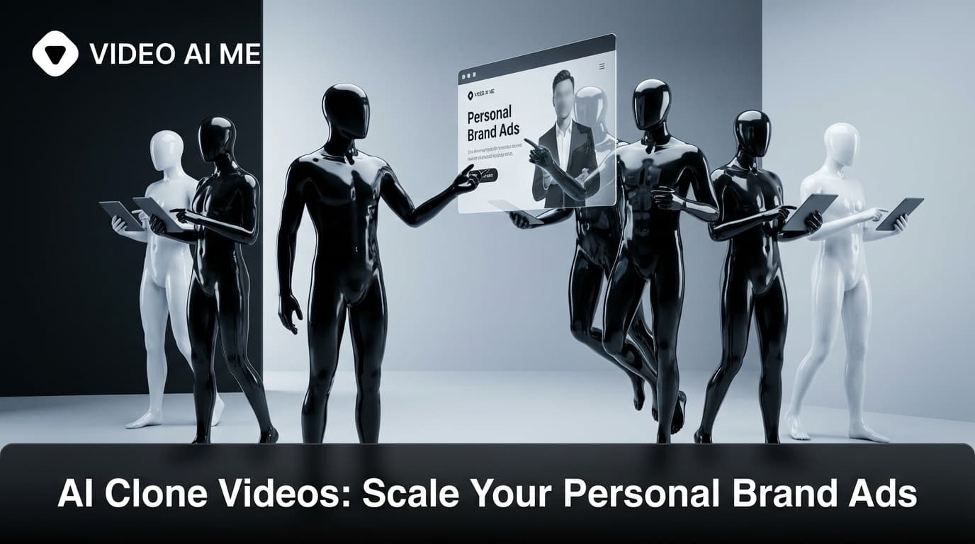 Content creator setting up AI clone for e-commerce brand ads across YouTube Instagram Facebook and TikTok