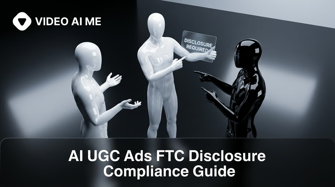 AI UGC ads and FTC disclosure compliance checklist for AI actor video ads in 2026