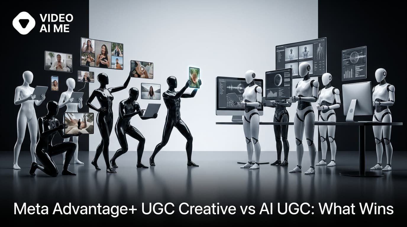 AI UGC creative compared with Meta Advantage+ auto-generated ad creative for higher ROAS in 2026