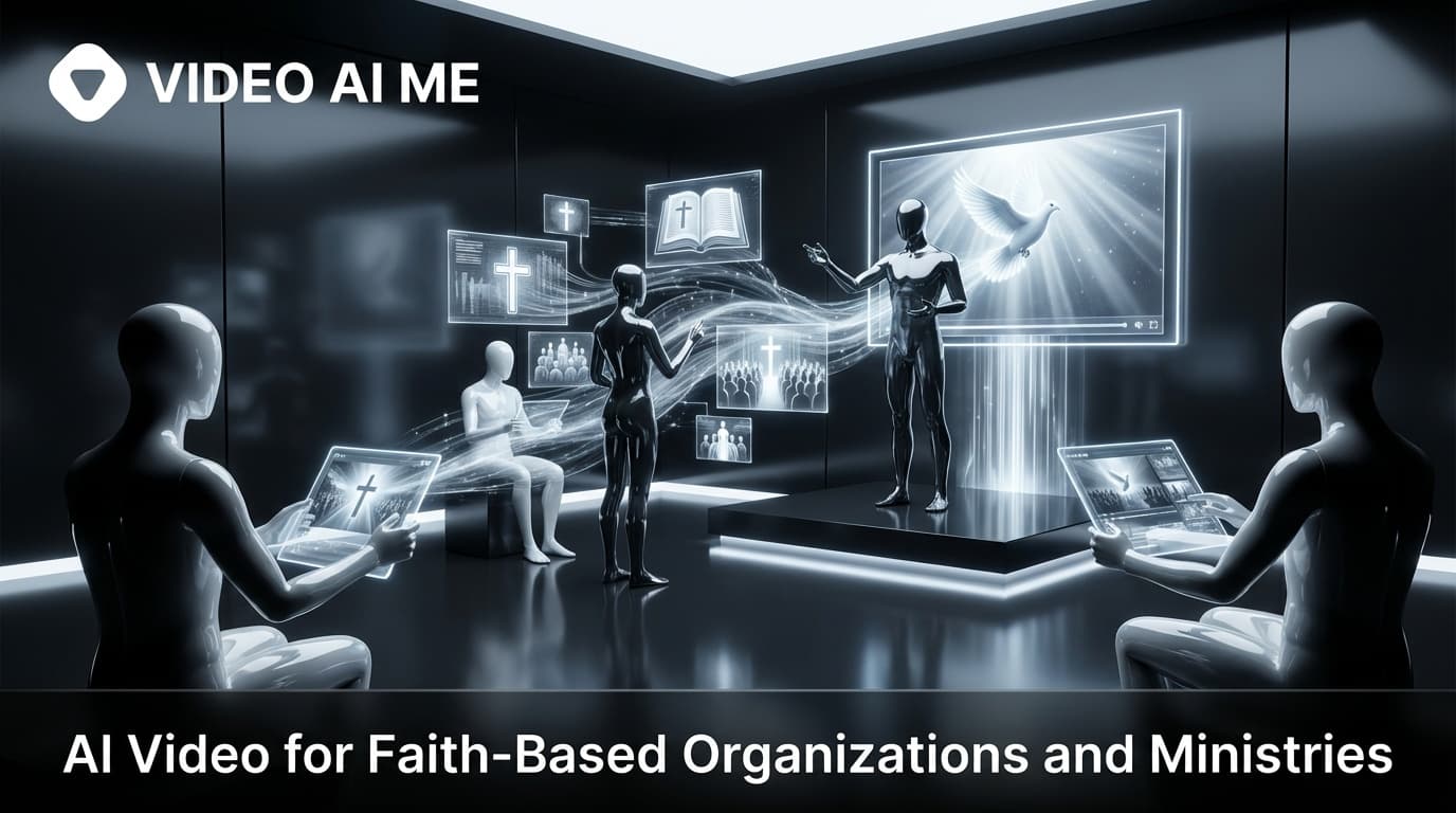 Faith-based content creator using AI video tools to produce religious education and ministry content for YouTube and Facebook