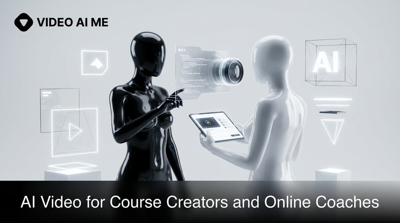 Online course creator using AI video tools to produce educational content for YouTube TikTok and Instagram