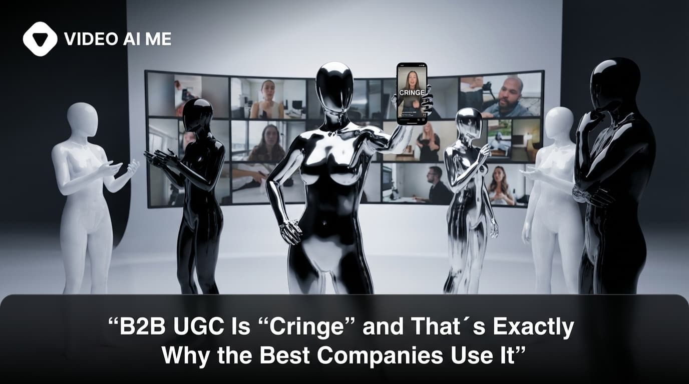 B2B UGC marketing showing why 'cringe' content outperforms polished enterprise marketing
