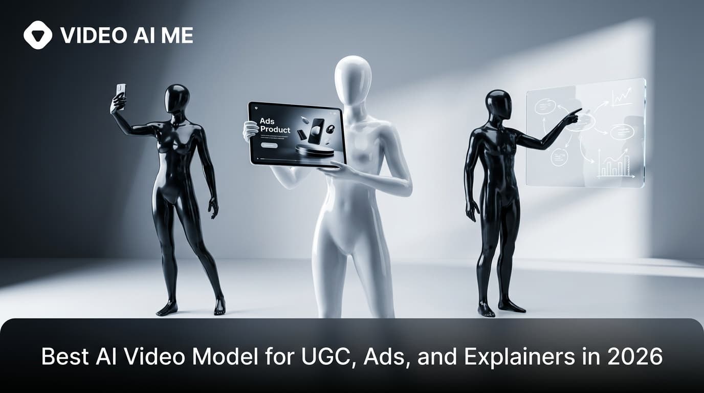 Best AI video model for UGC ads explainers and talking heads 2026