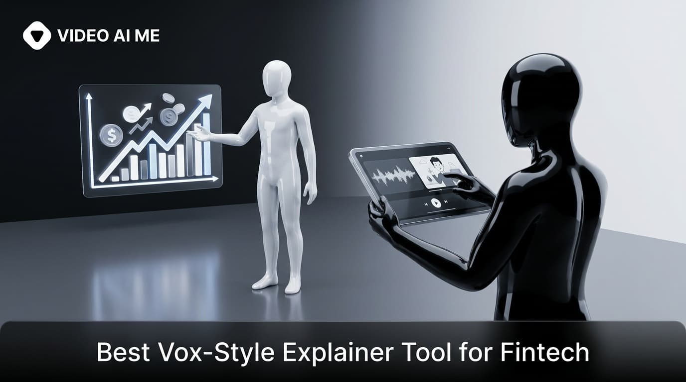 Paper-collage vox-style explainer video for a fintech brand showing an abstract financial concept as cutout diagrams and arrows