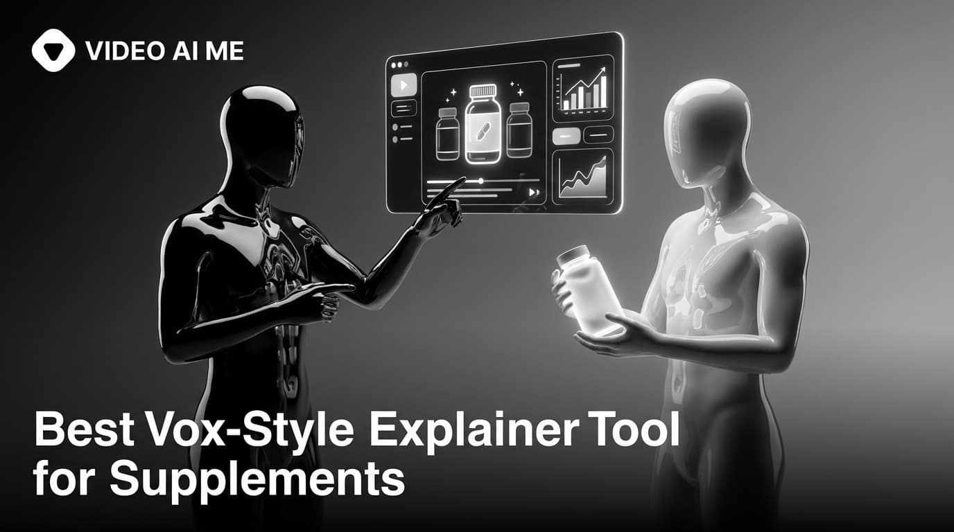 Paper-collage vox-style explainer video for a supplement brand showing how the product works in the body
