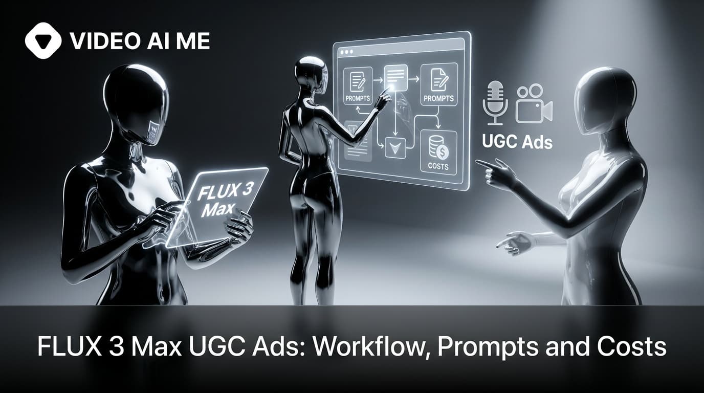 Creator-style UGC video ad made with FLUX 3 Max on VIDEO AI ME