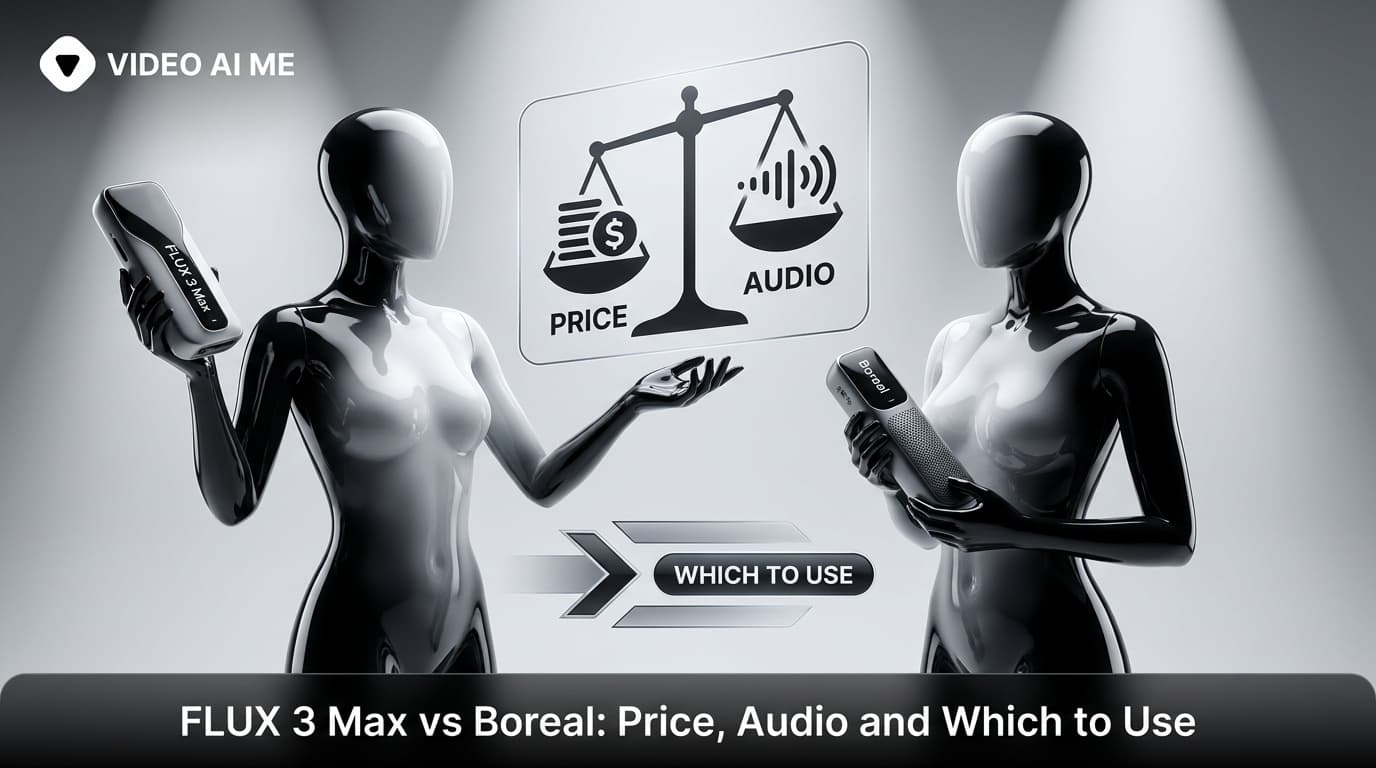 Comparison of the FLUX 3 Max and Boreal AI video models
