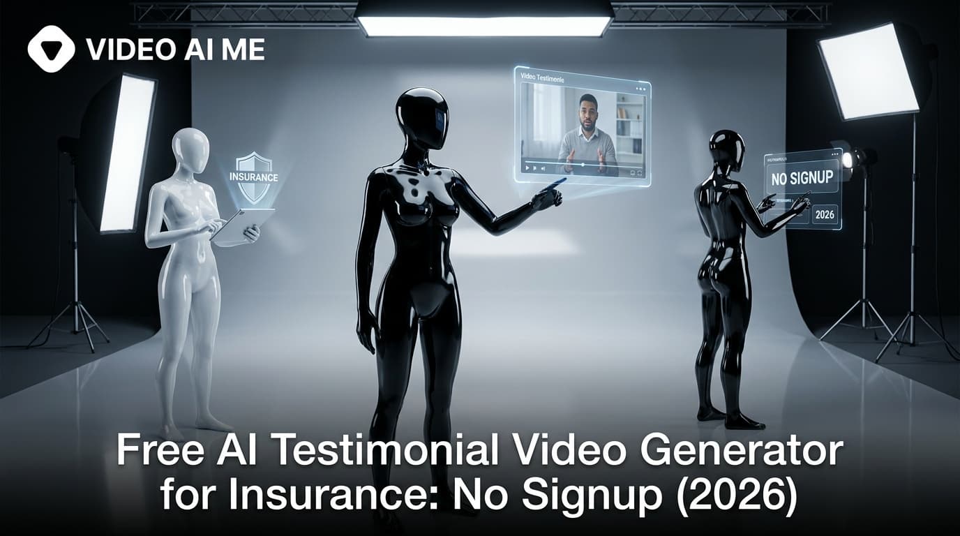 Free AI Testimonial Video Generator for Insurance: No Signup (2026)