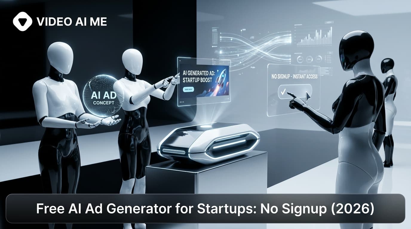 Free AI Ad Generator for Startups: No Signup (2026)