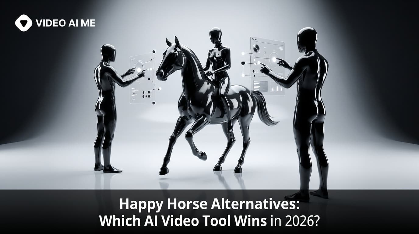 Happy Horse alternatives comparison chart showing Seedance 2, Sora 2, and Veo 3 side by side