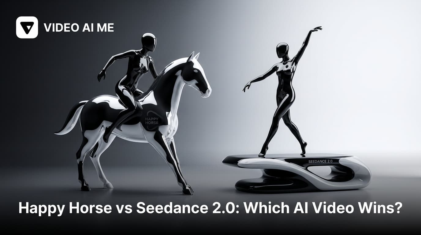 Happy Horse vs Seedance 2.0 AI video model comparison chart