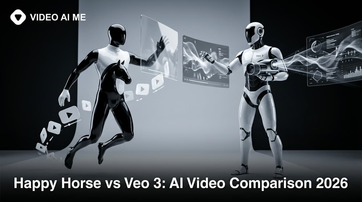 Happy Horse 1.0 vs Veo 3 AI video model comparison 2026