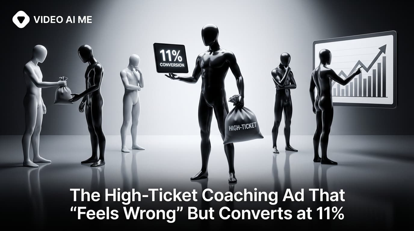 Contrarian coaching ad strategy that converts at 11% despite breaking conventional rules
