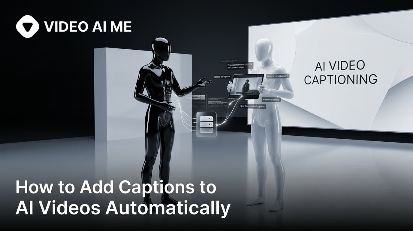 How to add captions to AI videos automatically with styled sound-off subtitles on a UGC ad