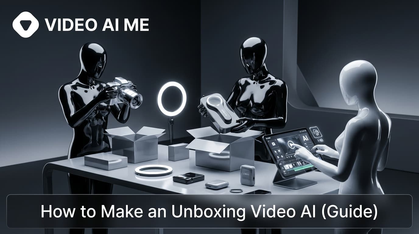 Unboxing video AI product reveal created without filming or shipping samples