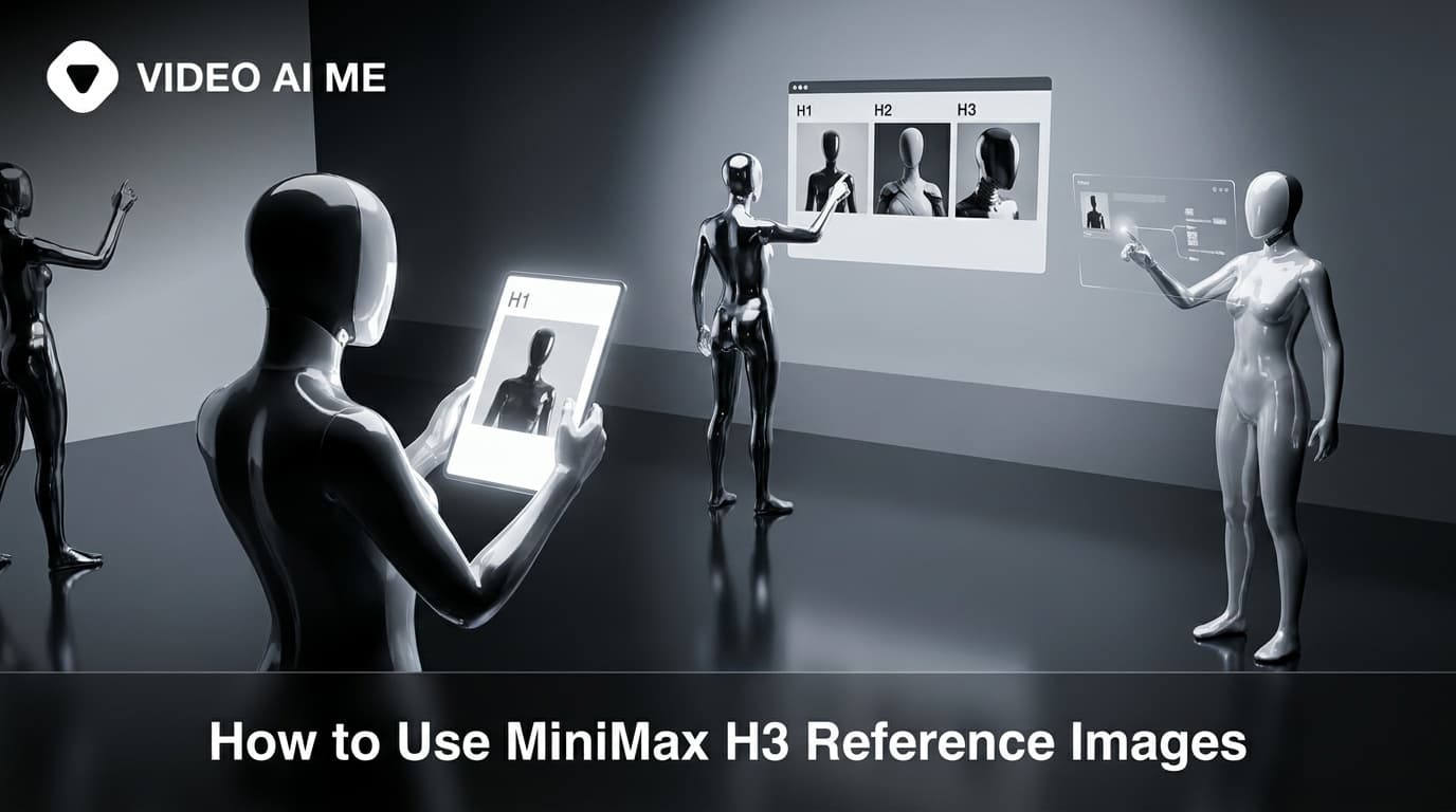 Using multiple reference images with MiniMax H3 reference to video