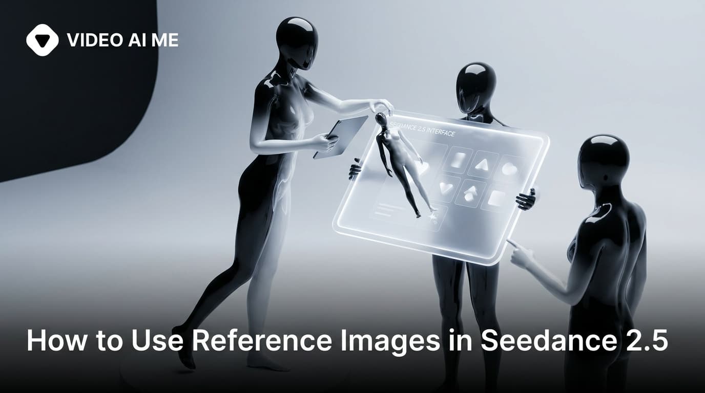 Two reference images bound with @Image1 and @Image2 in a Seedance 2.5 prompt
