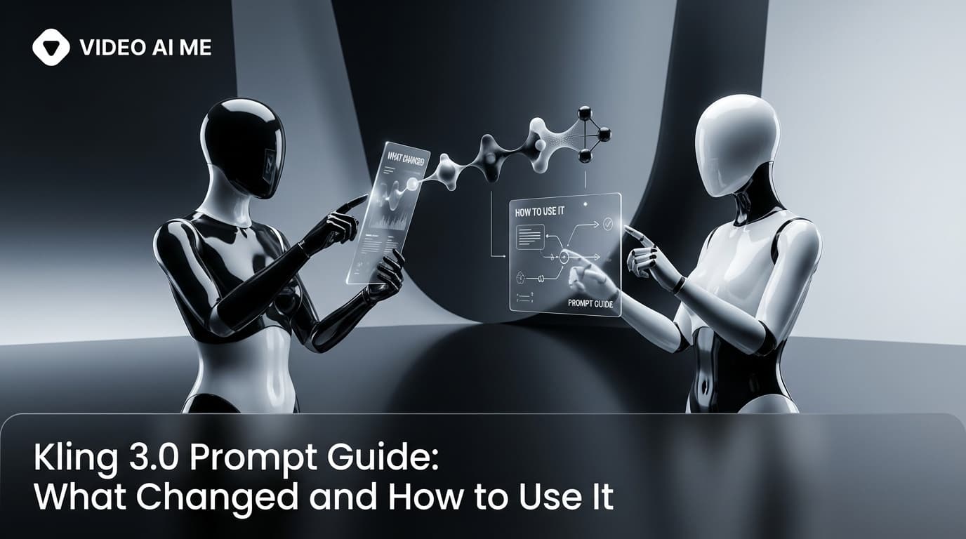 Kling 3.0 prompt guide showing multi-shot generation with dialogue and character consistency