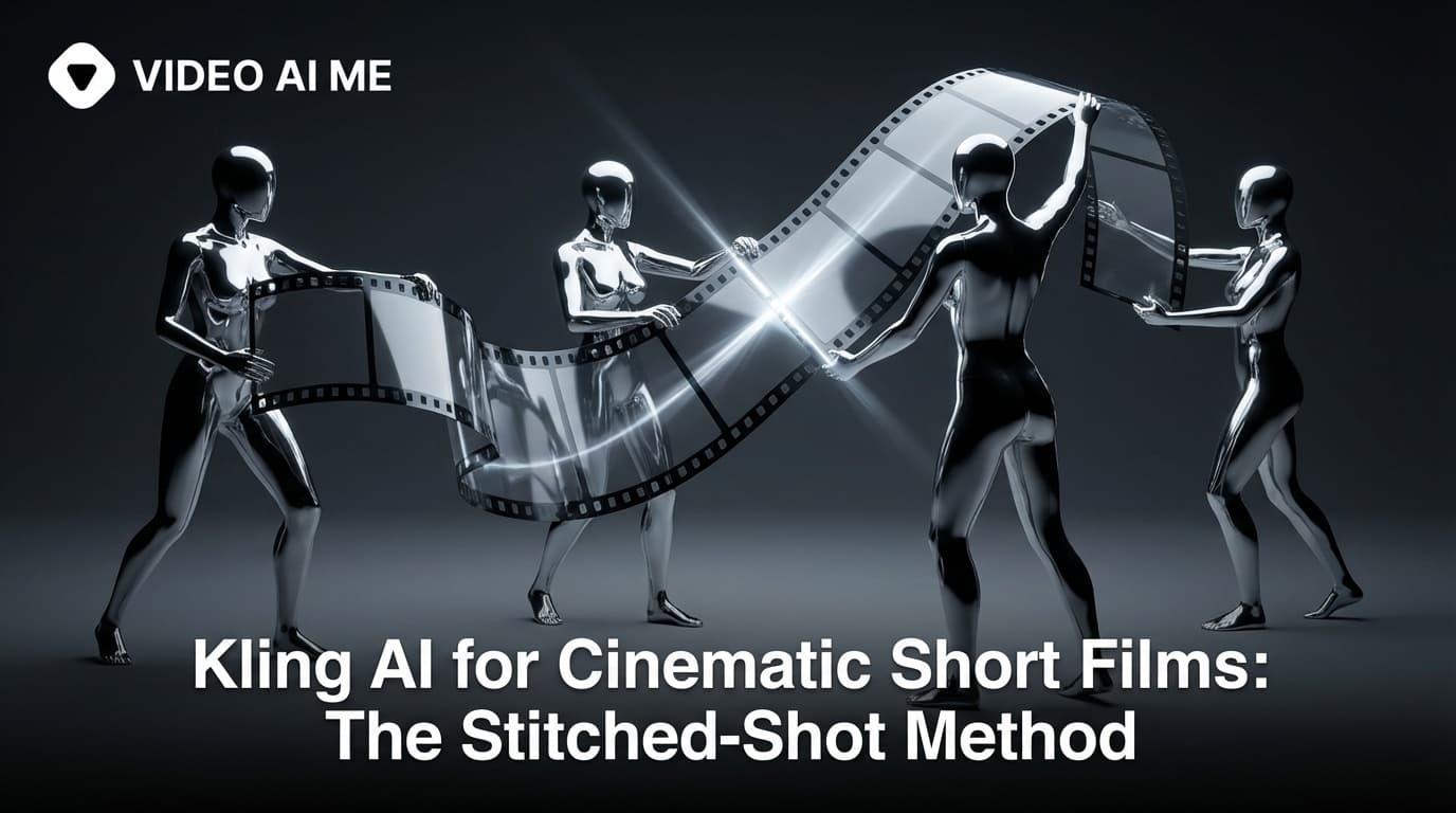Kling AI cinematic short film stills showing consistent character across multiple shots