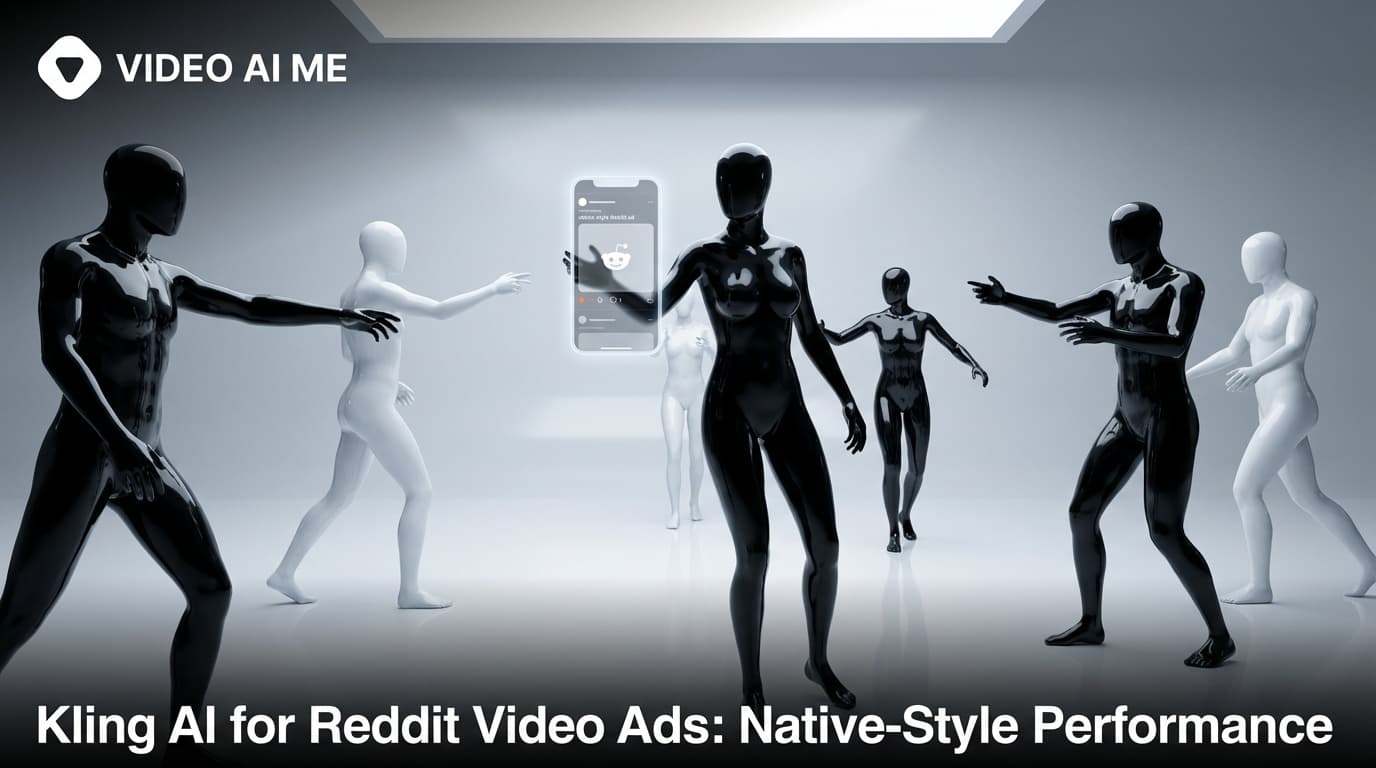 Kling AI Reddit video ad example with native-feeling content and authentic aesthetic