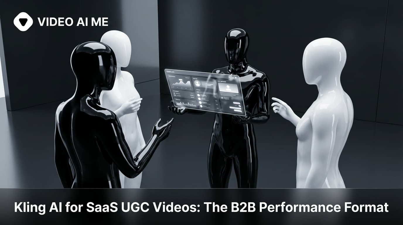 Kling 3.0 SaaS UGC video showing founder explainer format with multi-shot dialogue