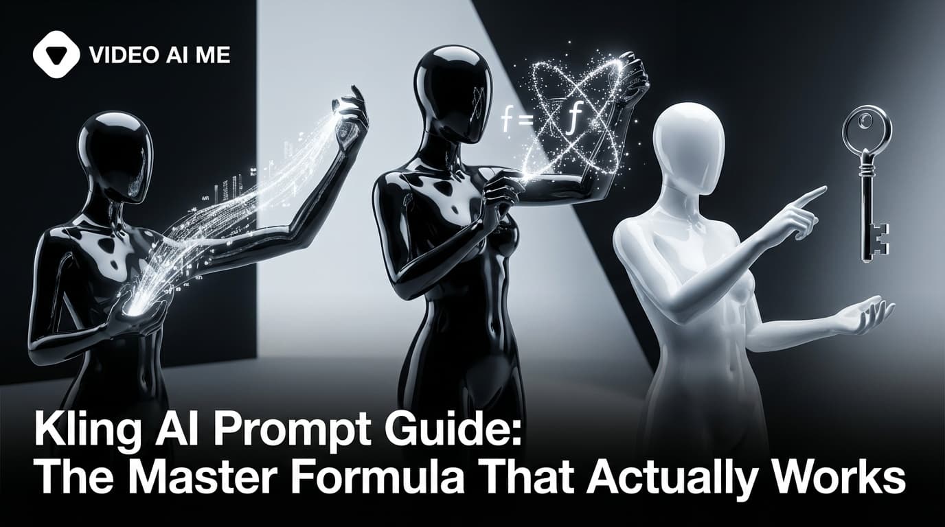 Kling AI prompt guide showing structured prompt anatomy for video generation