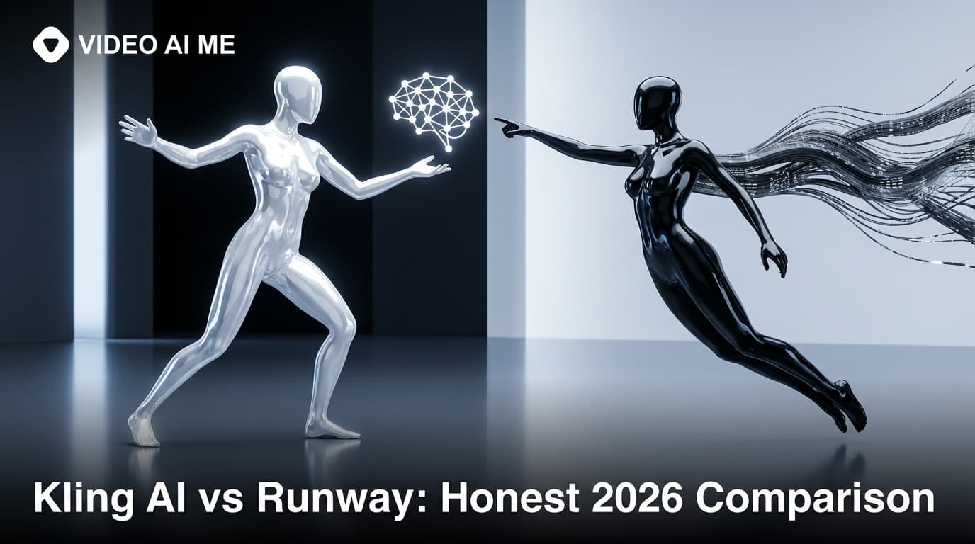 Kling AI vs Runway Gen-4 side by side comparison chart with pricing and features