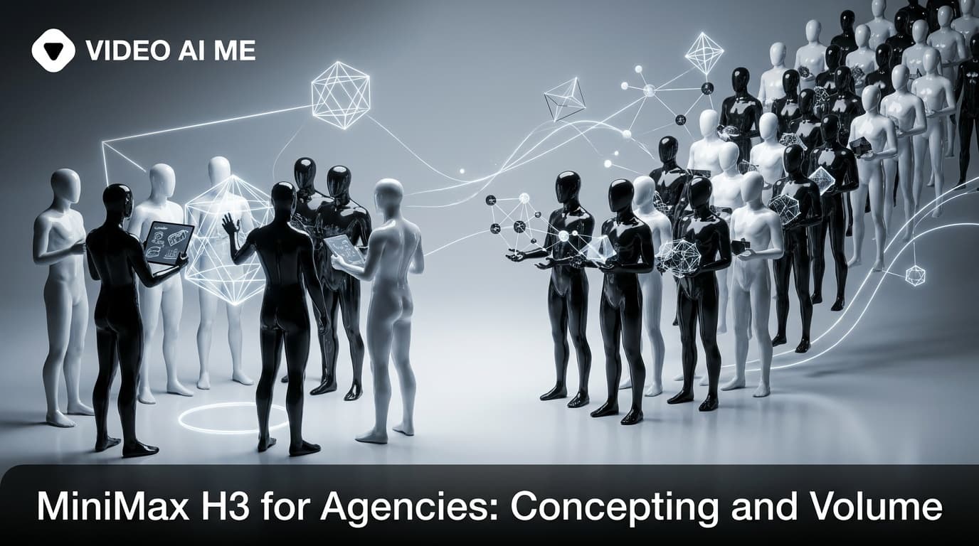 An agency creative workflow using fast AI video generation