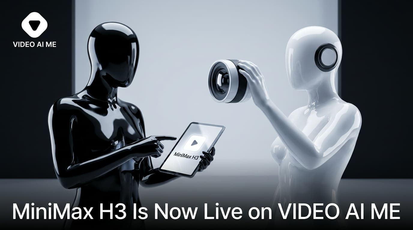 The MiniMax H3 video model available in the VIDEO AI ME editor