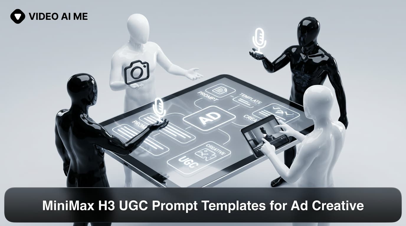 Reusable UGC style prompt templates for the MiniMax H3 video model