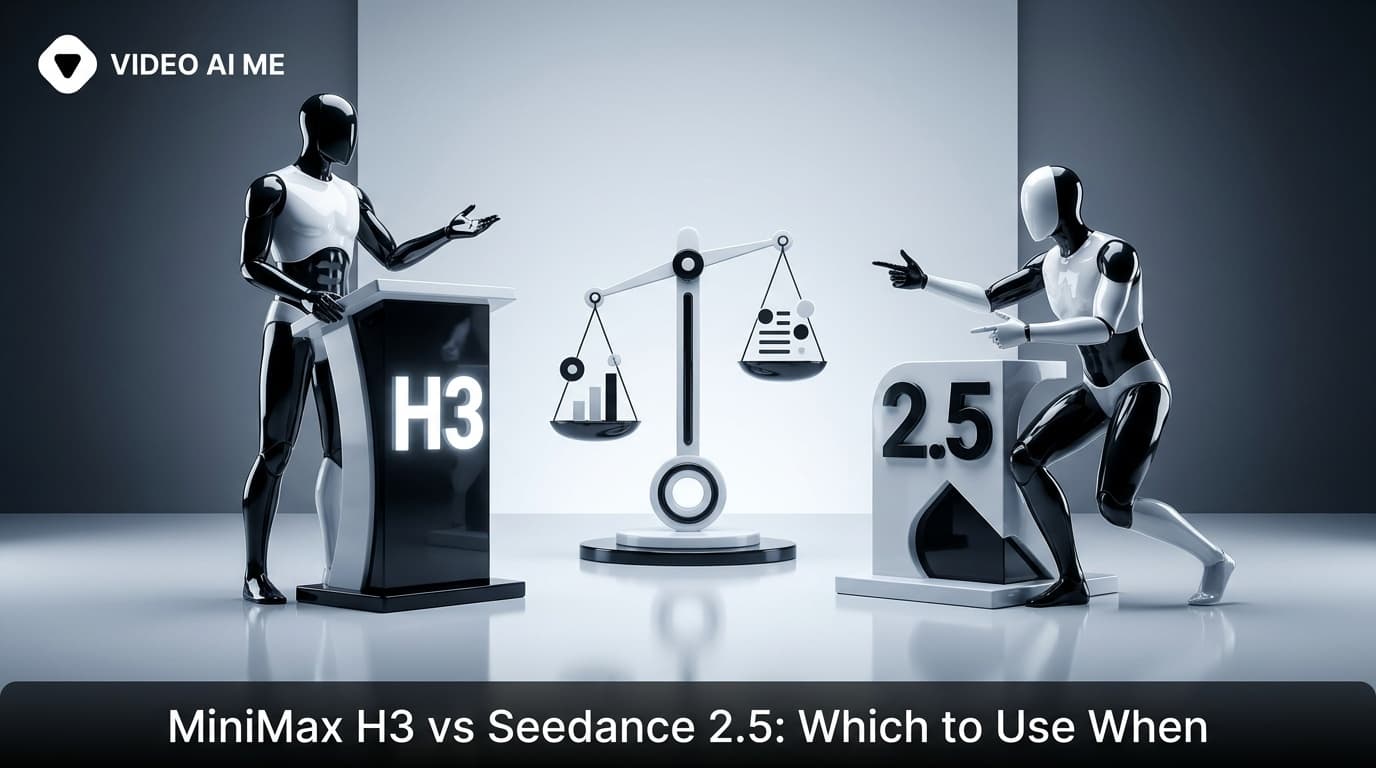 Comparing the MiniMax H3 and Seedance 2.5 video models