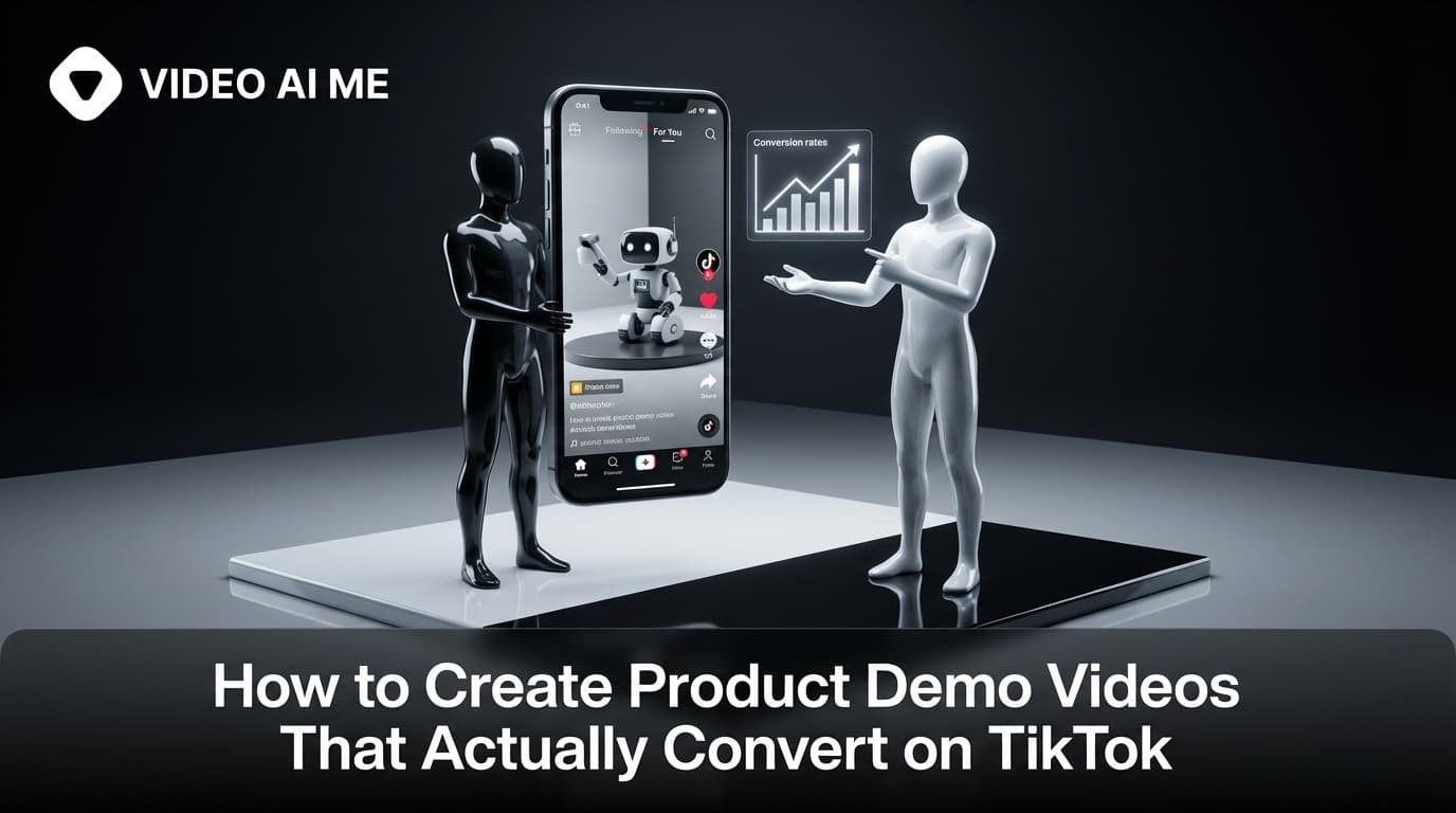TikTok product demo video formula showing hook structure and conversion framework