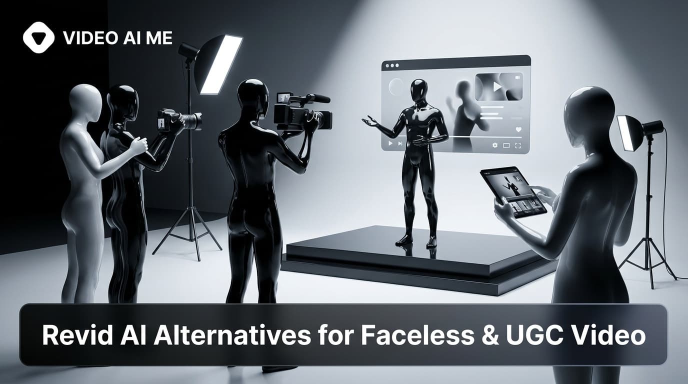 Comparison of Revid AI alternatives for faceless and UGC video creation in 2026