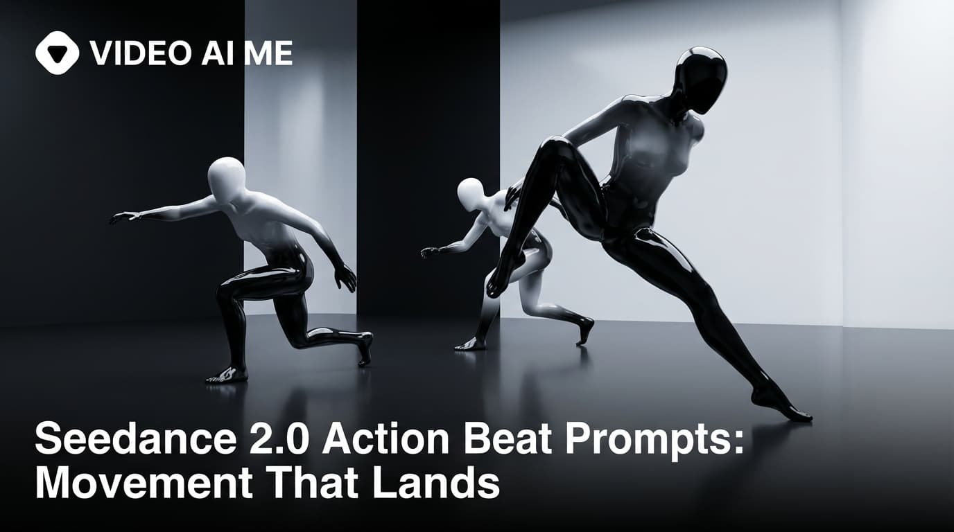 Seedance 2.0 Action Beat Prompts: Movement That Lands