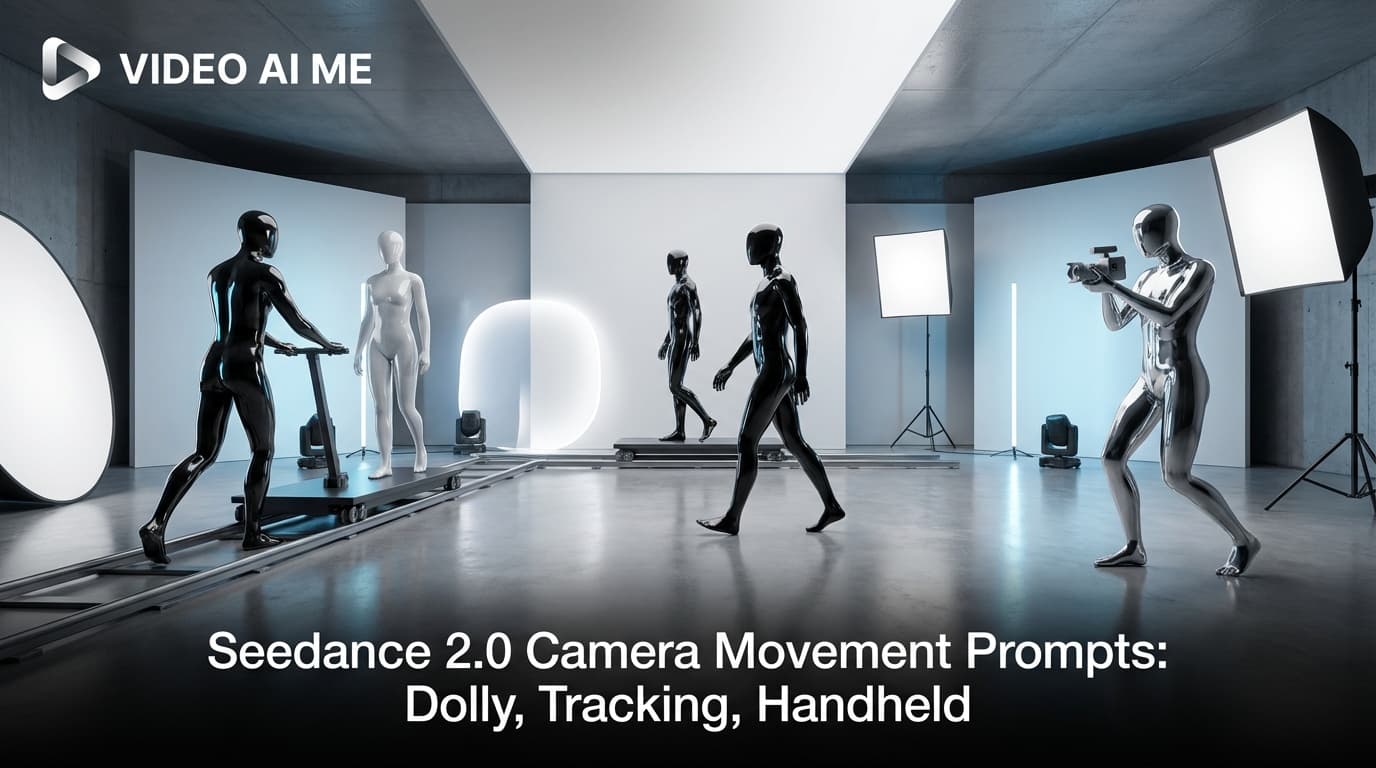 Seedance 2.0 Camera Movement Prompts: Dolly, Tracking, Handheld