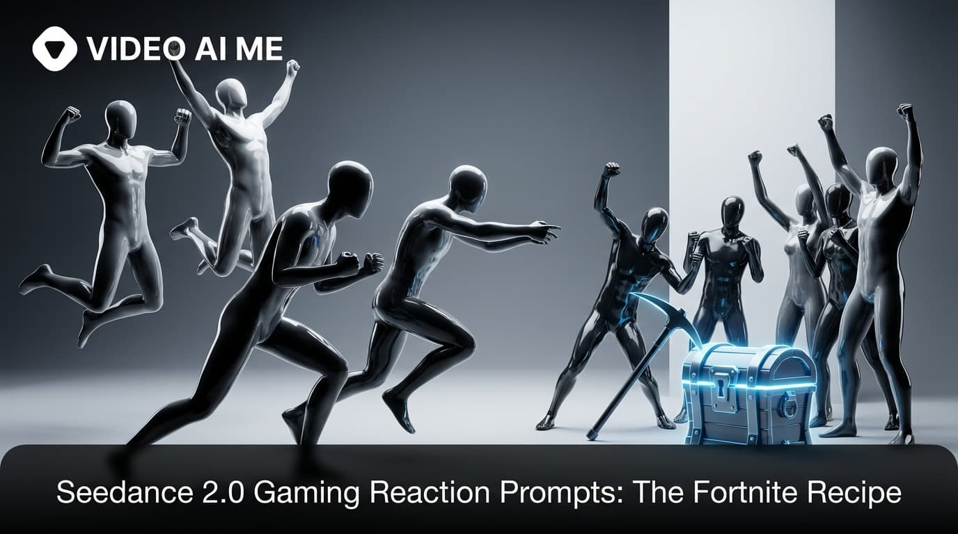 Seedance 2.0 Gaming Reaction Prompts: The Fortnite Recipe