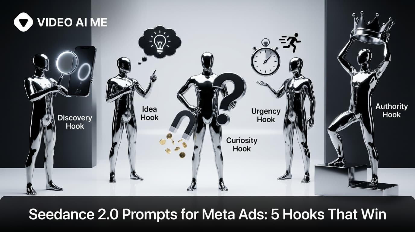 Seedance 2.0 Prompts for Meta Ads: 5 Hooks That Win