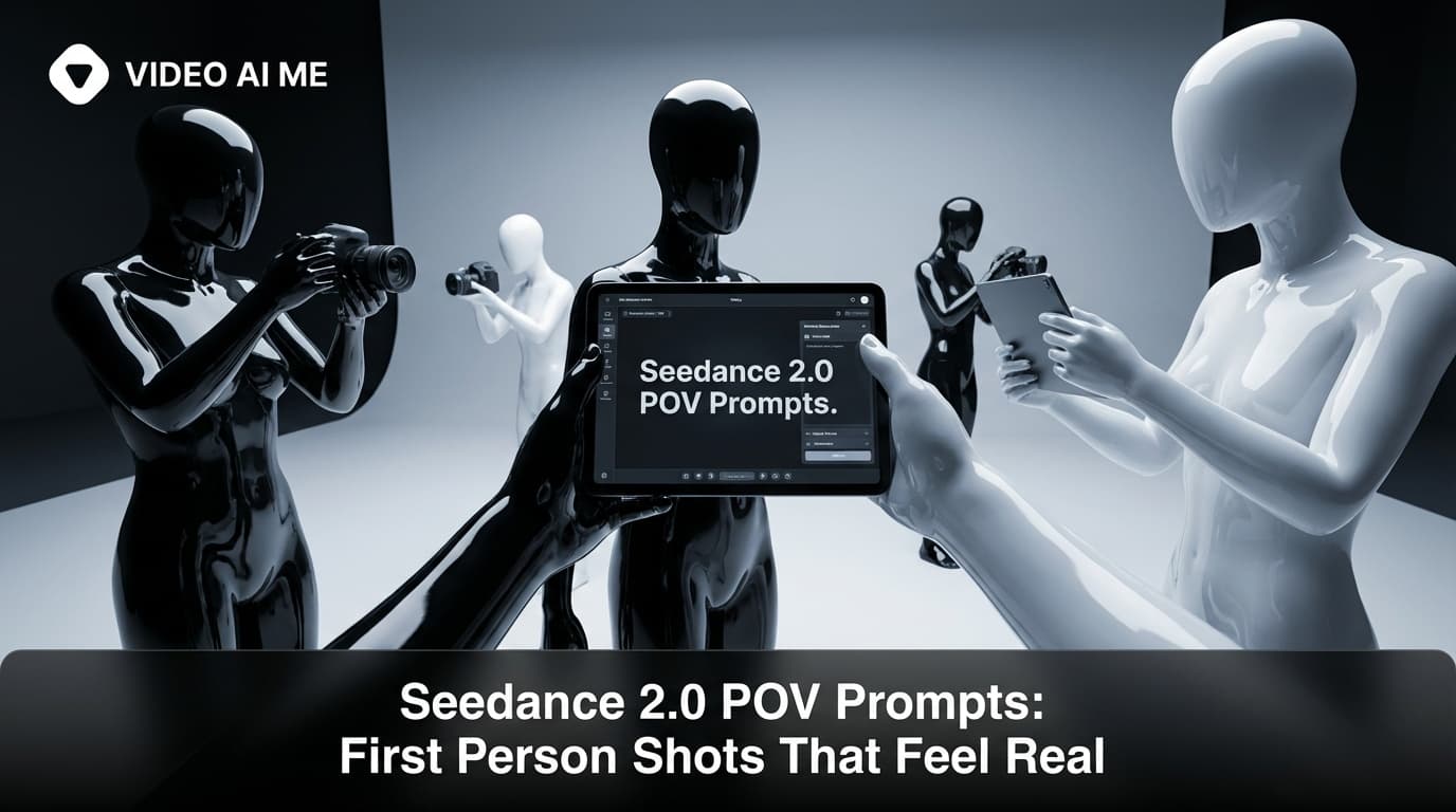 Seedance 2.0 POV Prompts: First Person Shots That Feel Real