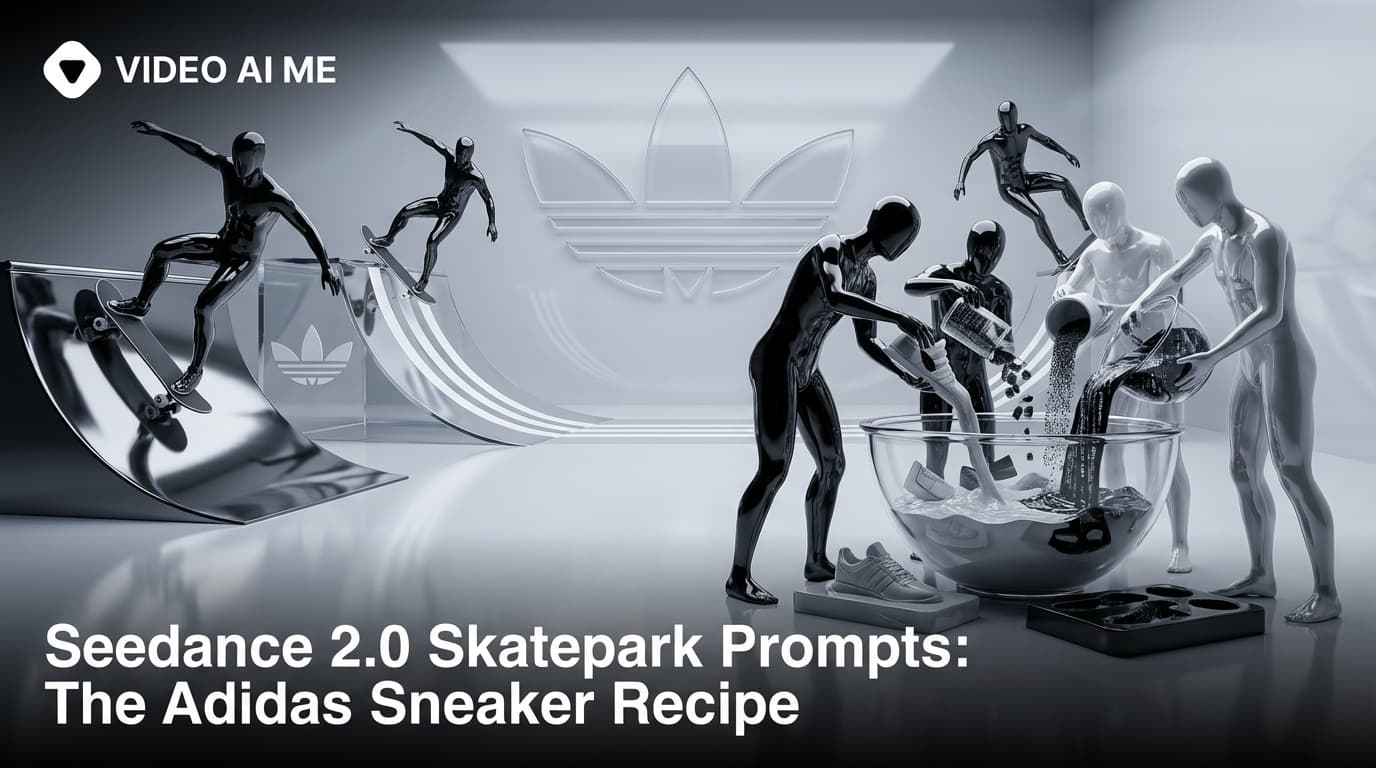 Seedance 2.0 Skatepark Prompts: The Adidas Sneaker Recipe