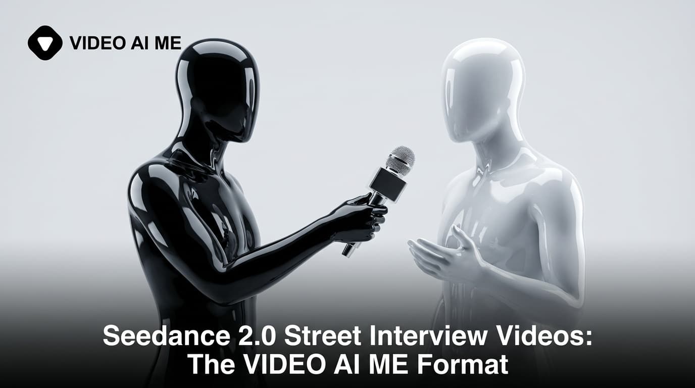 Seedance 2.0 Street Interview Videos: The VIDEO AI ME Format