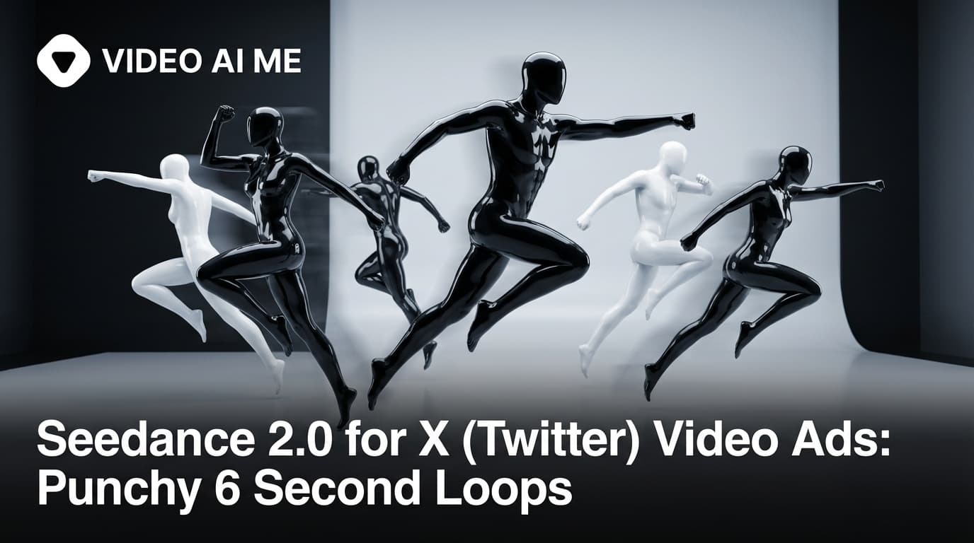 Seedance 2.0 for X (Twitter) Video Ads: Punchy 6 Second Loops