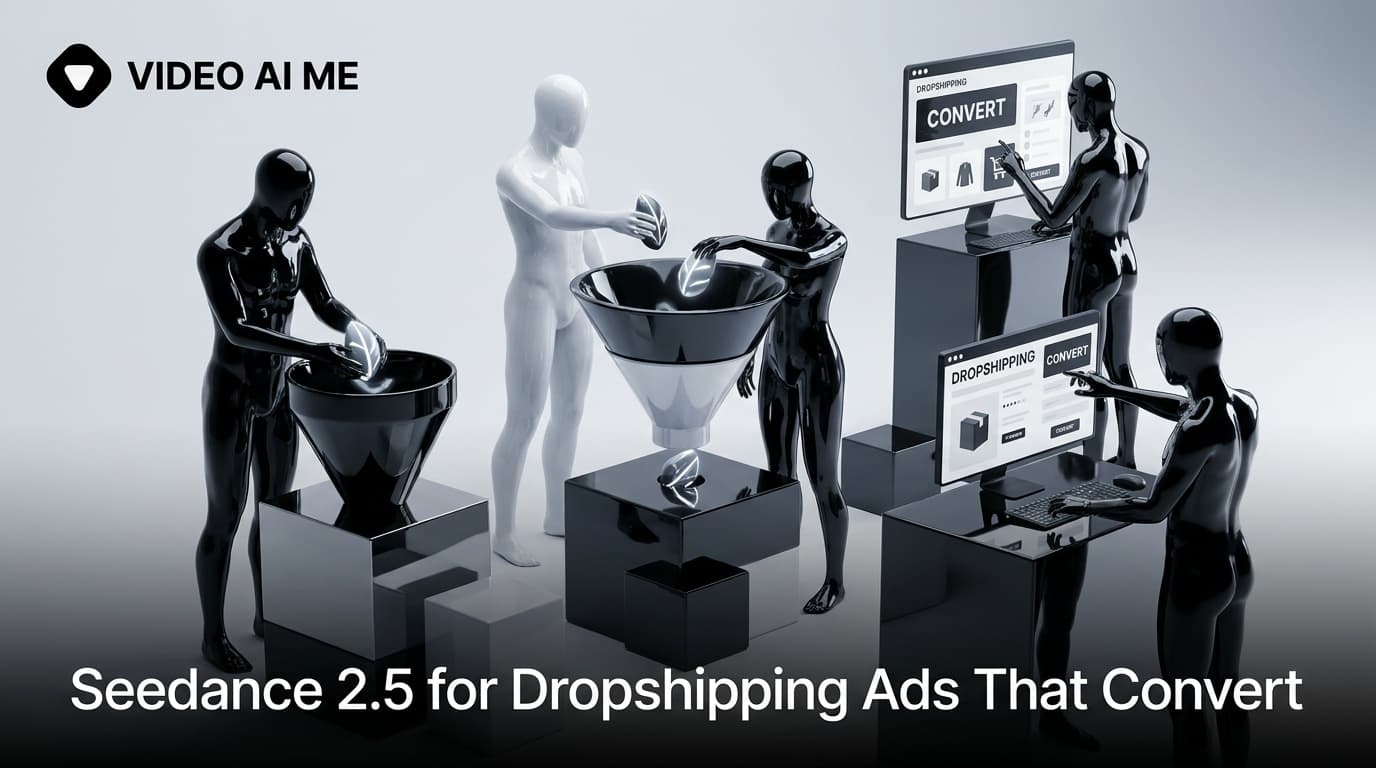 A batch of vertical dropshipping ad variants generated with Seedance 2.5 for creative testing