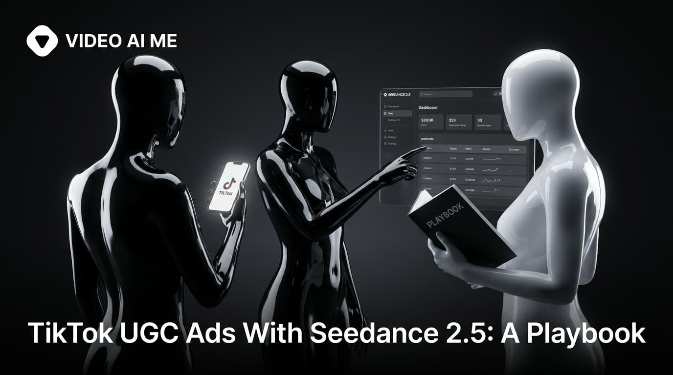 A vertical TikTok UGC ad generated with Seedance 2.5 showing a spoken hook in the first seconds
