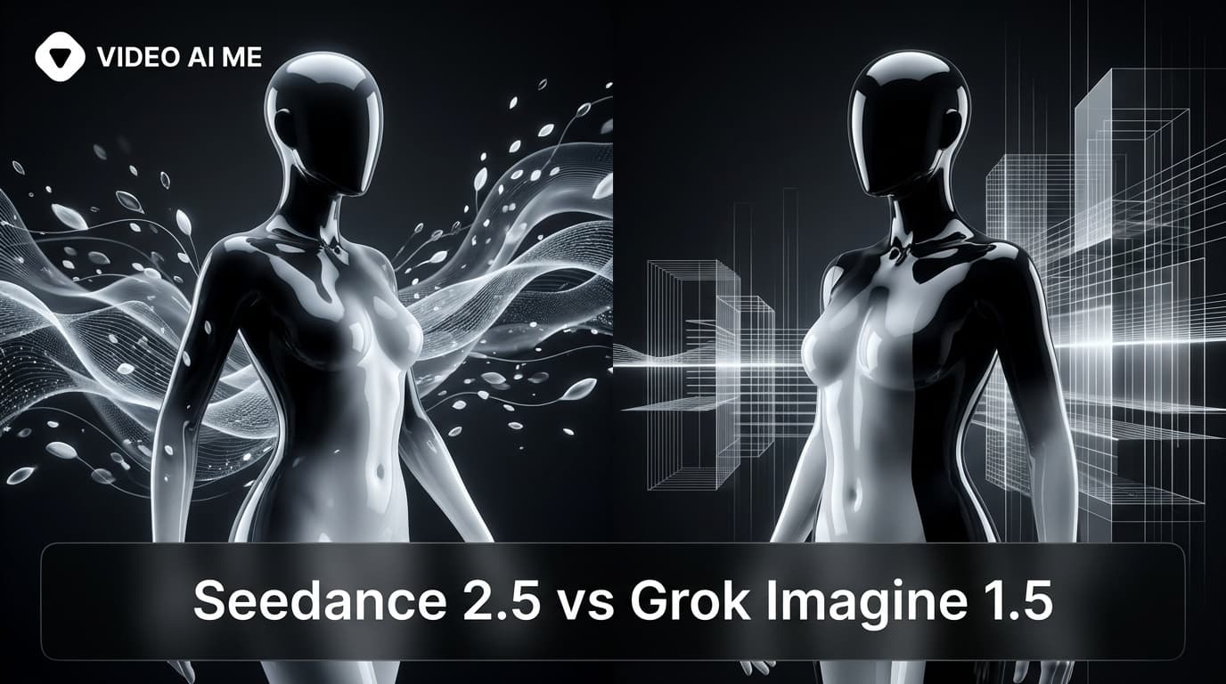 Seedance 2.5 and Grok Imagine 1.5 compared as a two-model ad testing workflow