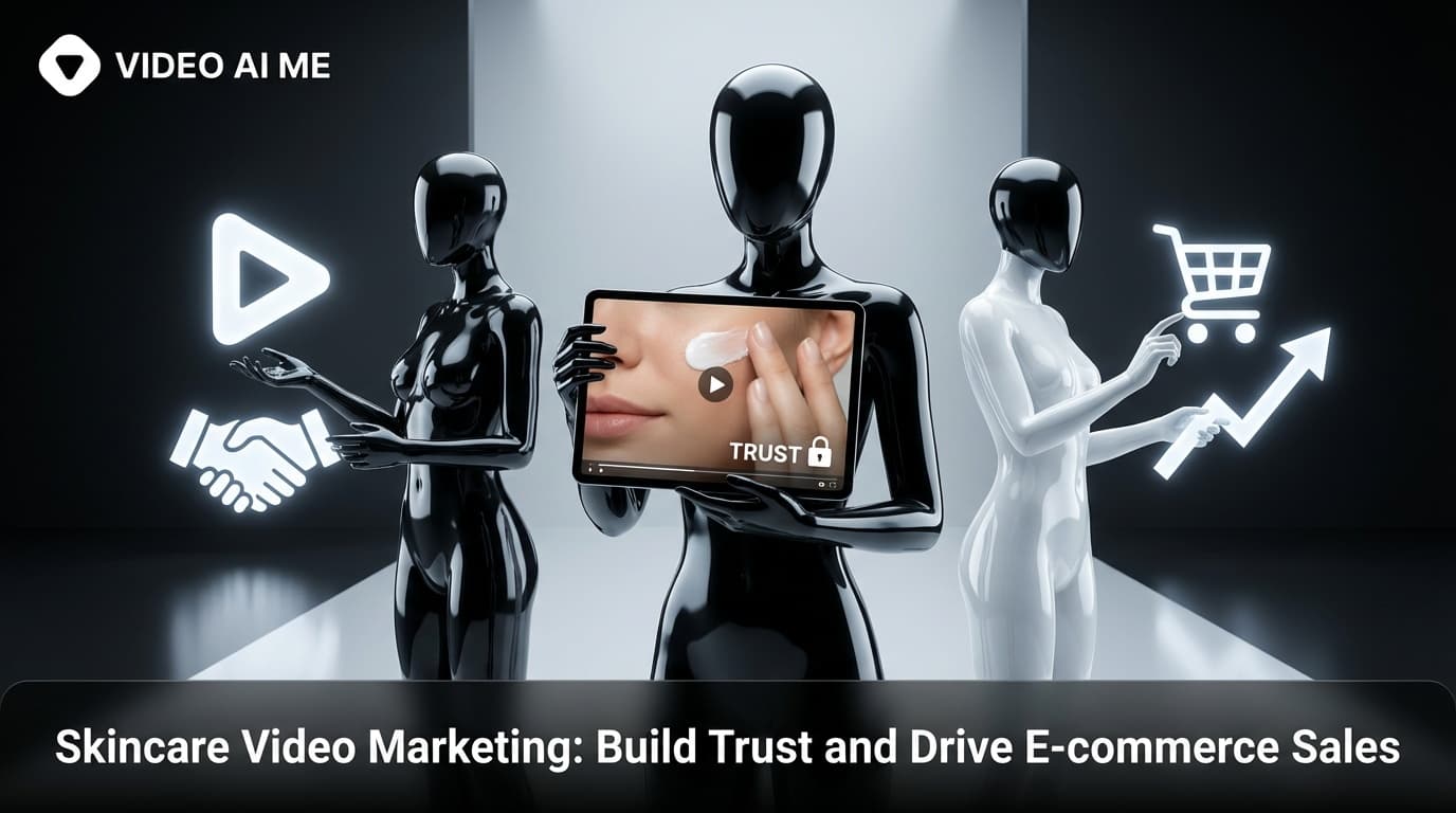 Skincare video marketing content for beauty e-commerce brands