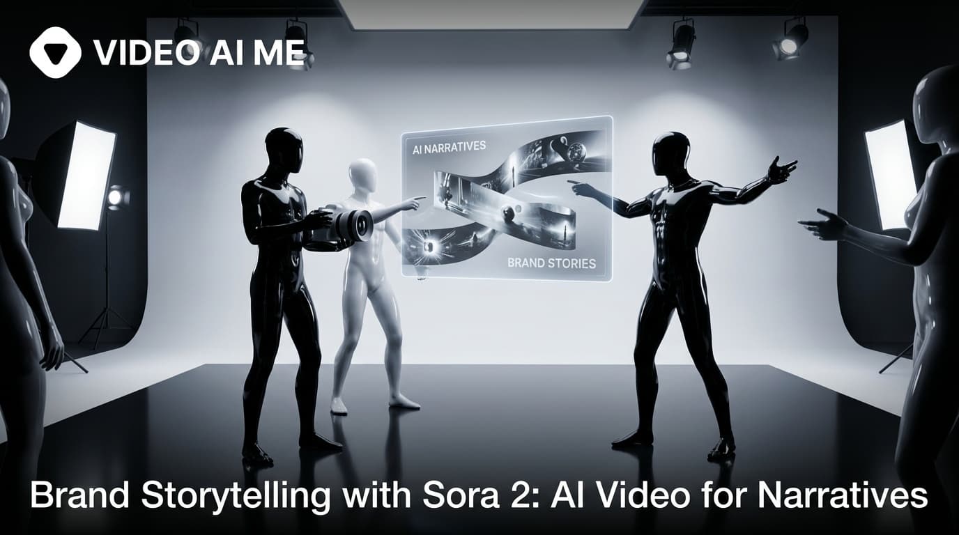 AI-generated brand storytelling video created with Sora 2 showing a cinematic narrative scene with warm emotional lighting