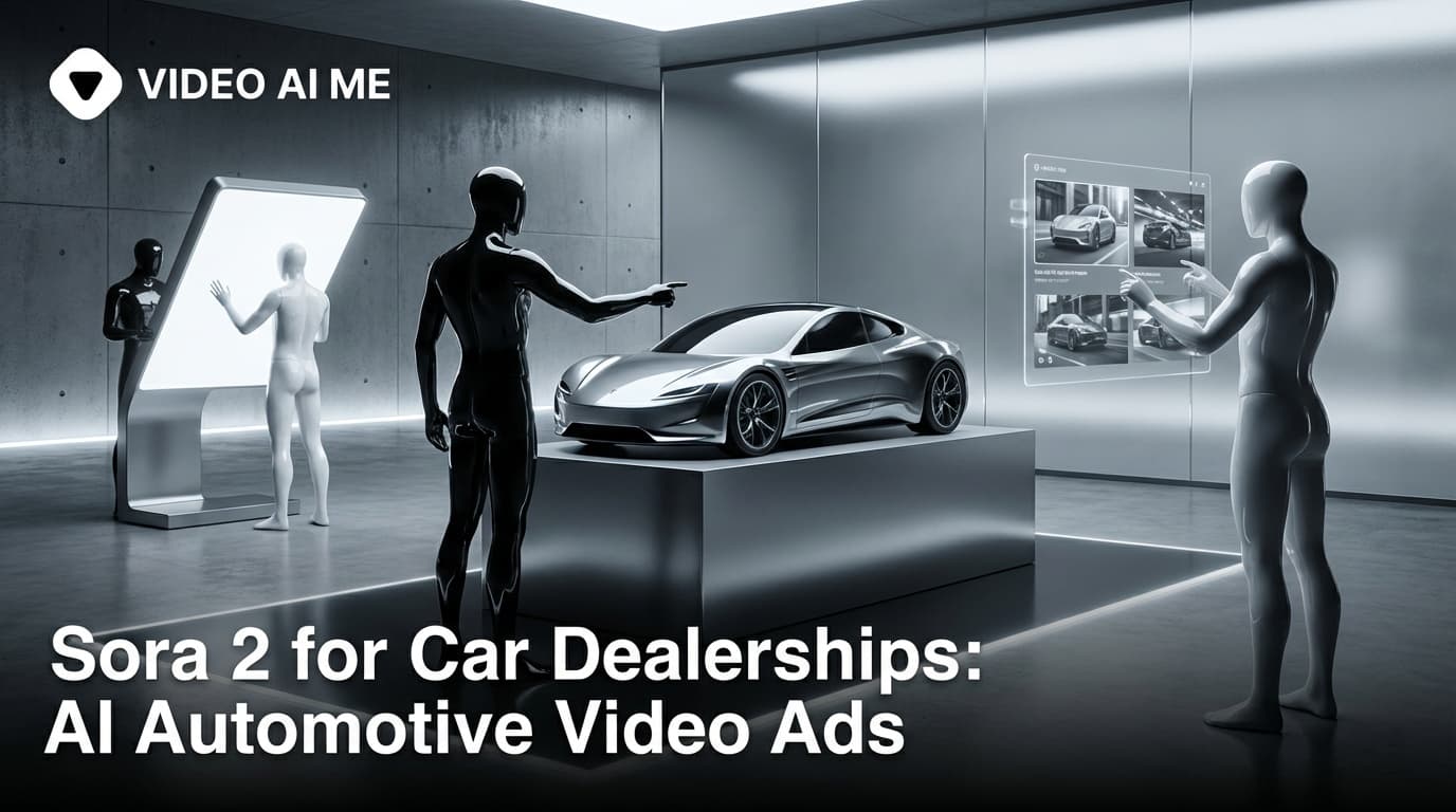 AI-generated cinematic car video showing a luxury vehicle driving along a coastal highway at golden hour