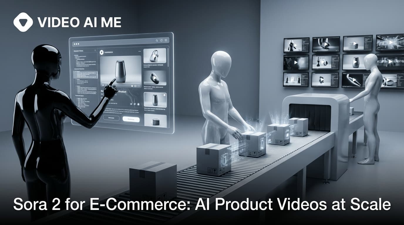 AI-generated e-commerce product video showing a lifestyle scene with a product on a styled surface