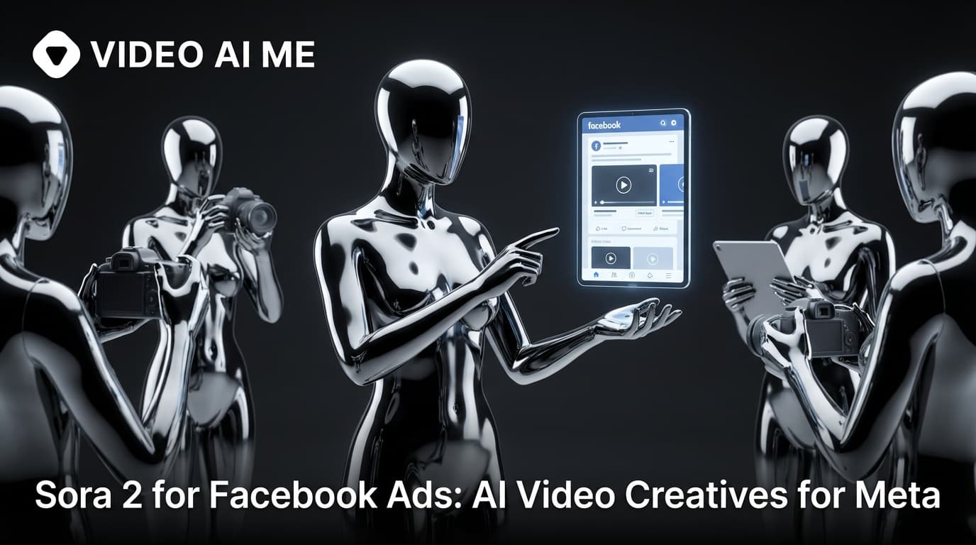 AI-generated Facebook video ad creative made with Sora 2 optimized for Meta placements