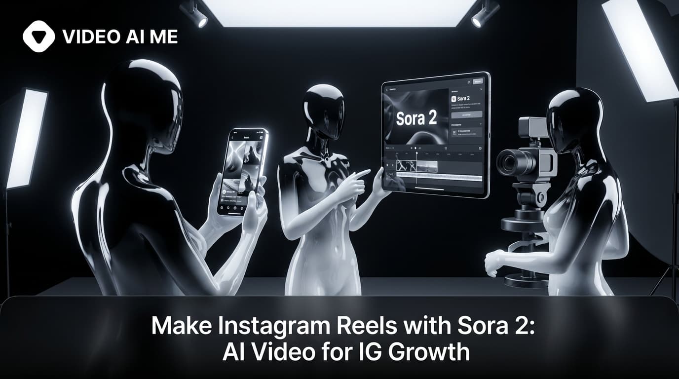 AI-generated Instagram Reel created with Sora 2 showing polished lifestyle content in vertical format